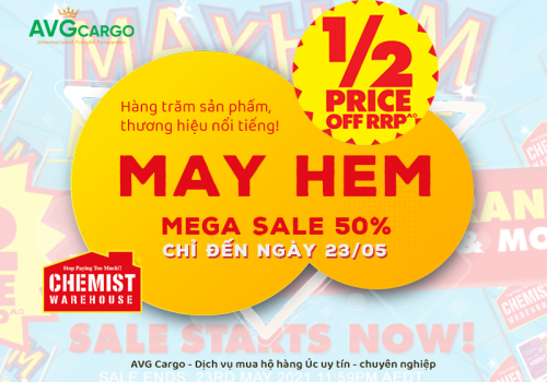  Bản tin sale - Giảm giá sập sàn tại Chemist Warehouse - Mua hộ hàng Úc chính hãng giá rẻ