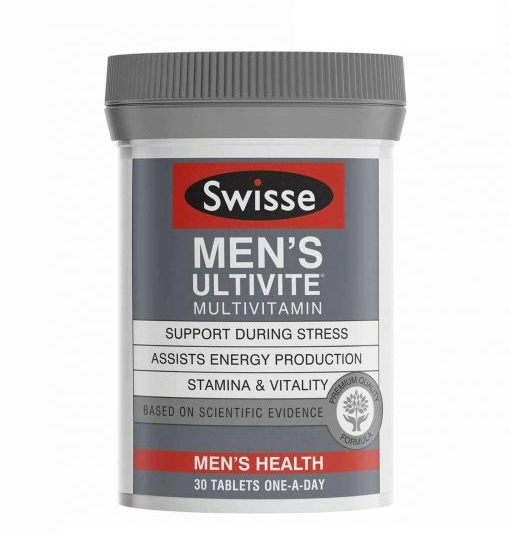Swisse Mens Ultivite 30 Tablets