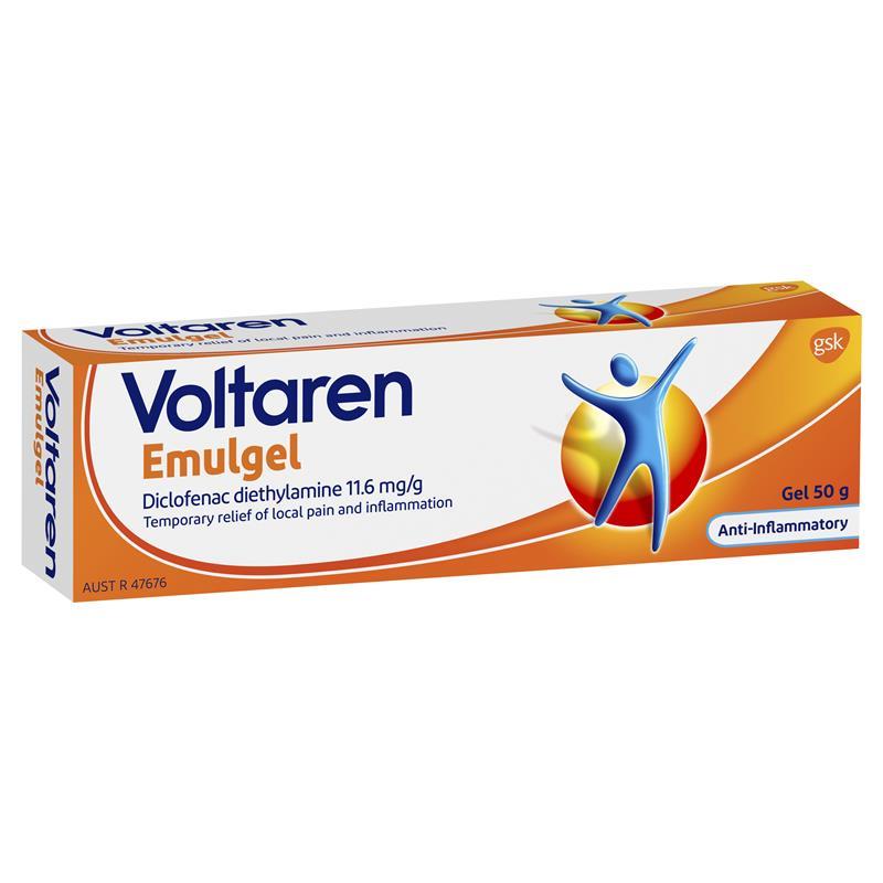 Voltaren Emulgel Muscle and Back Pain Relief 50g